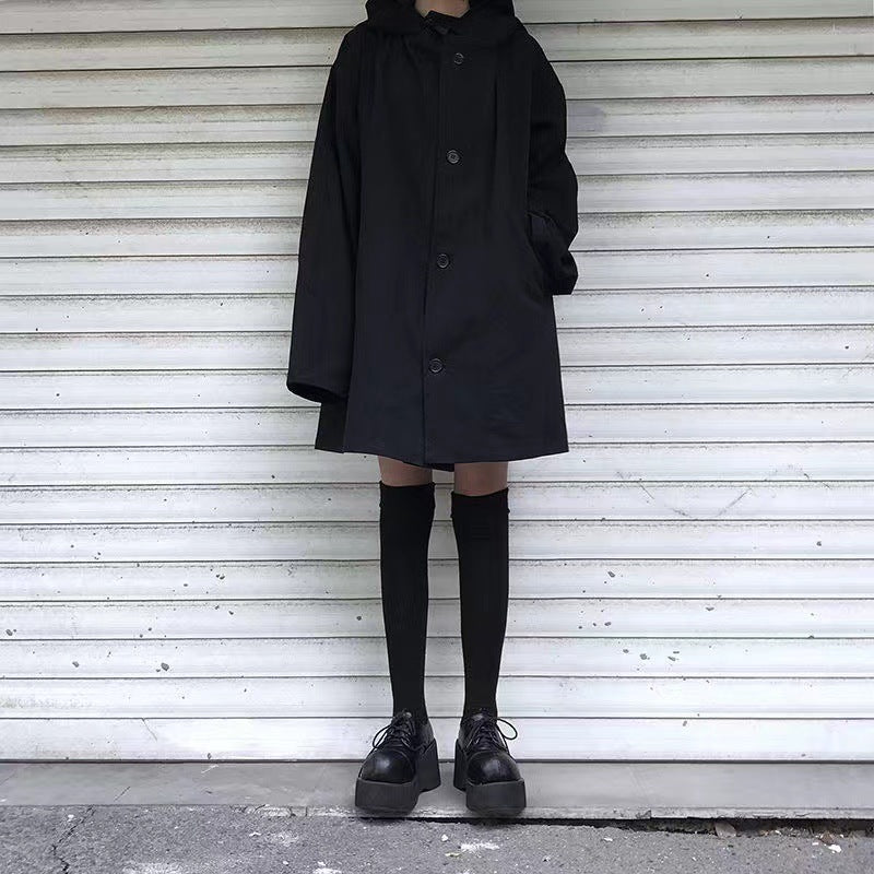 Relaxed Hooded Coat