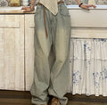 Floor-Length Baggy Jeans