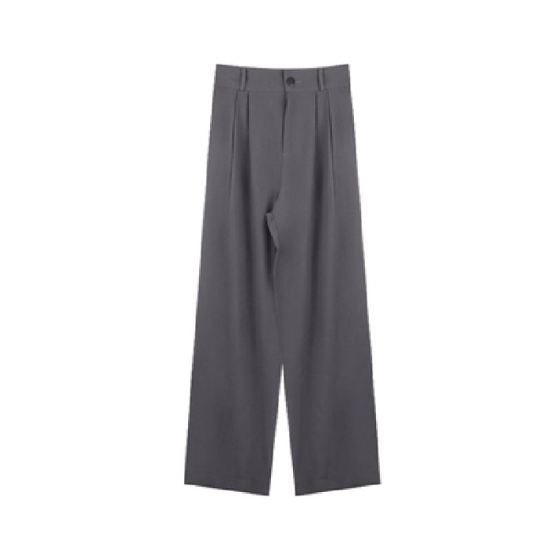 Pleated Wide-Leg Trousers