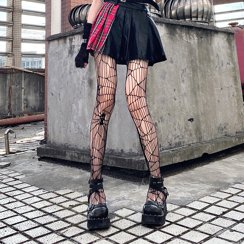 Spiderweb Fishnet Tights
