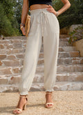 Cuffed Drawstring Pants
