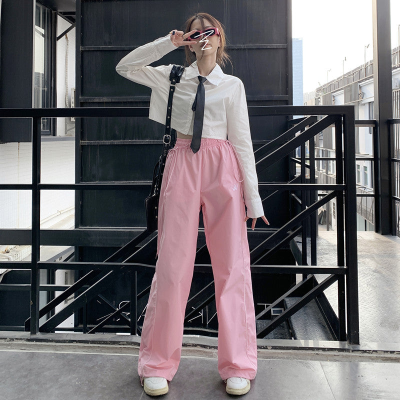 Drawstring Baggy Pants