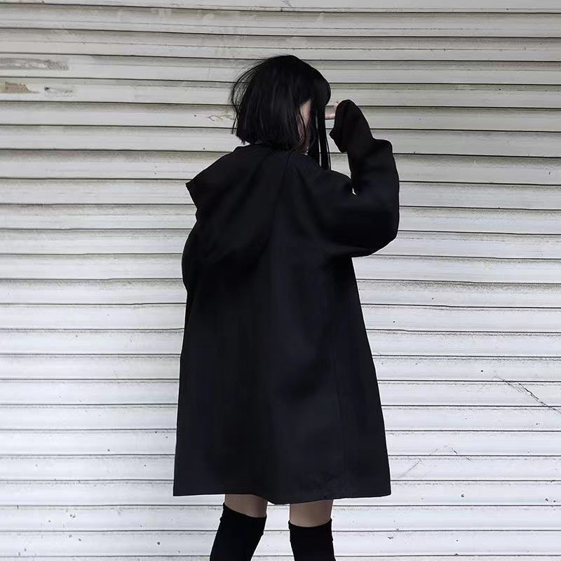 Relaxed Hooded Coat