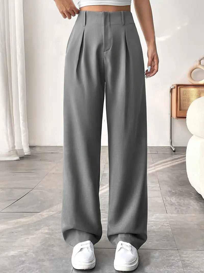 Tailored Wide-Leg Trousers