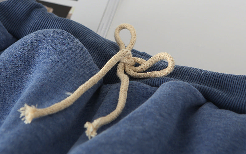 Fleece-Lined Drawstring Joggers