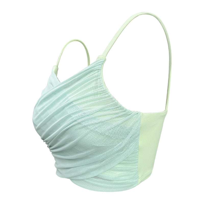 Ruched Strappy Sports Bra