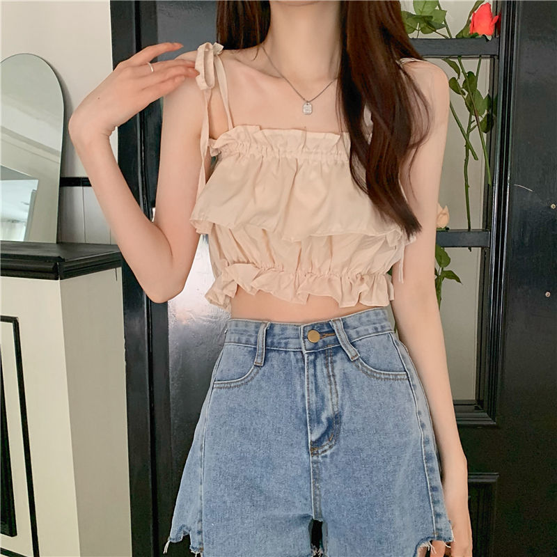 Ruffled Cami Top