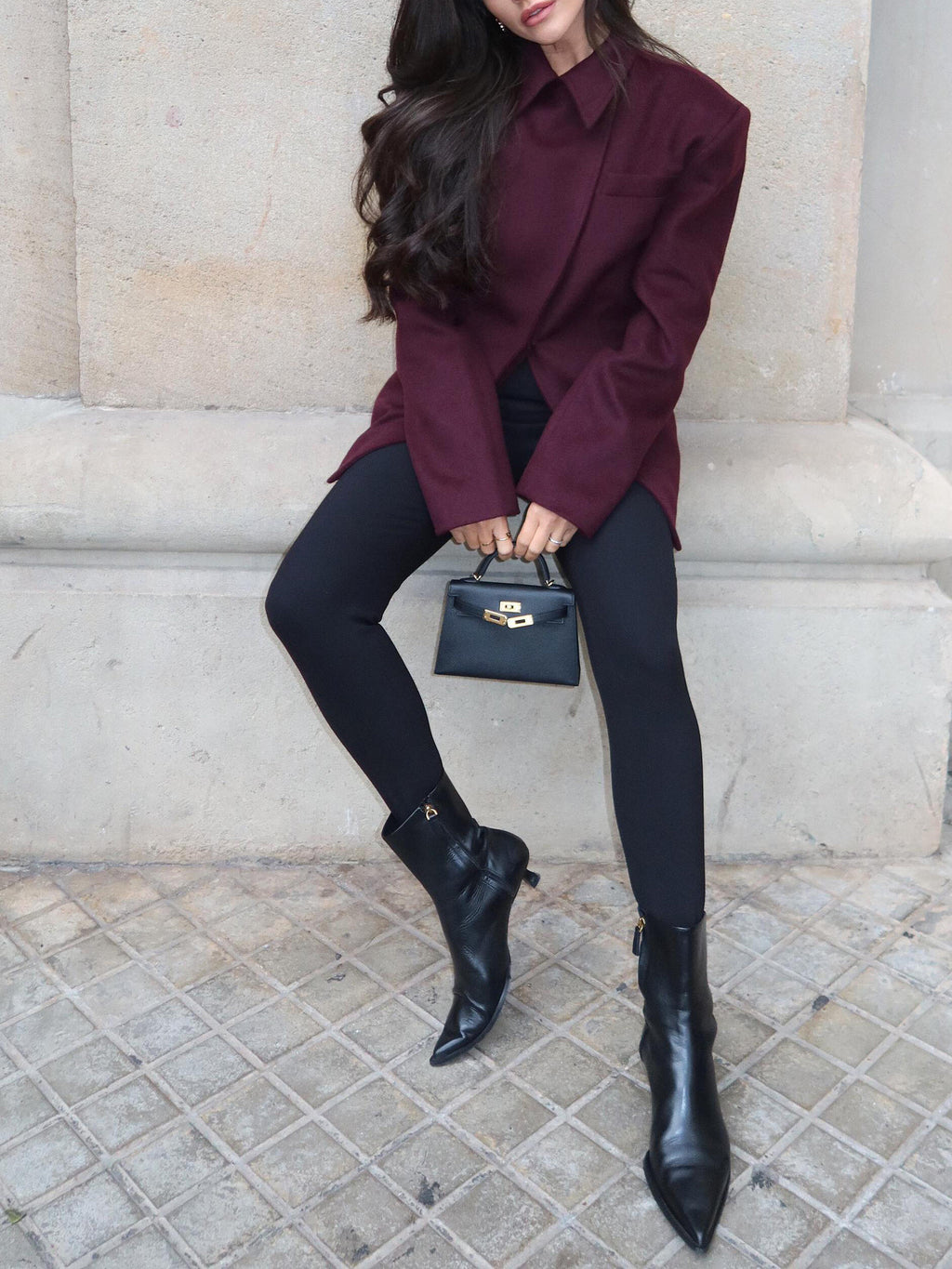 Cross-Placket Blazer