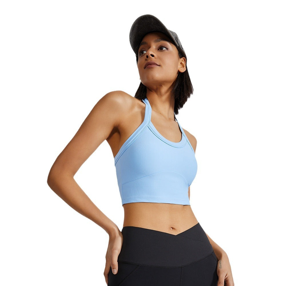 Strappy-Back Sports Bra