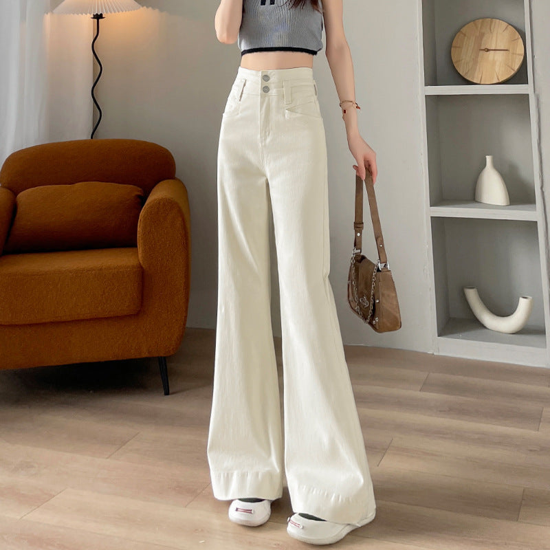 High-Waisted Wide-Leg Jeans