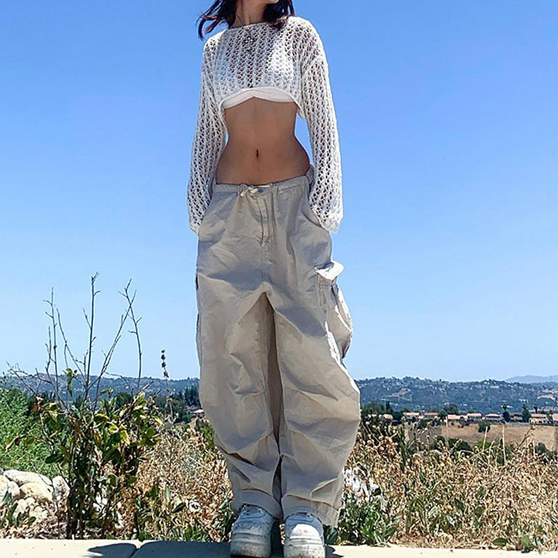 Low-Rise Cargo Pants
