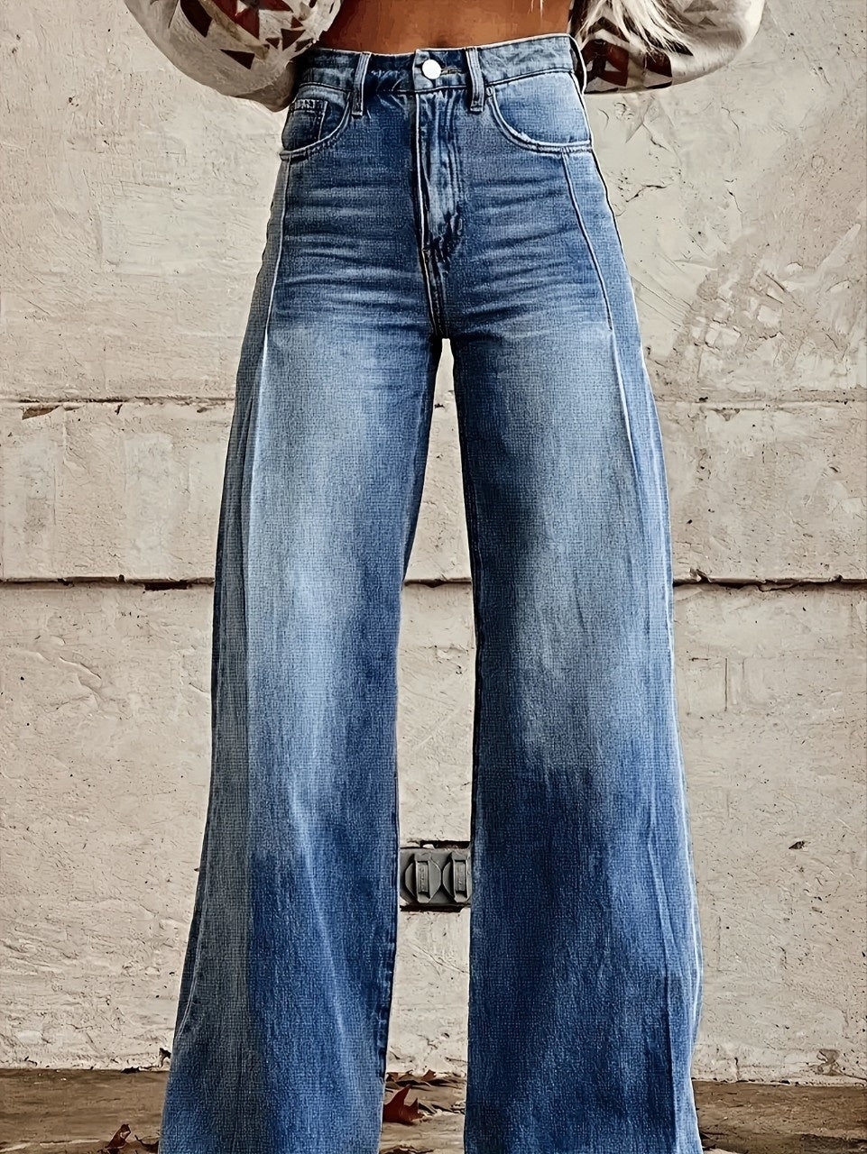 Printed Flare Pants