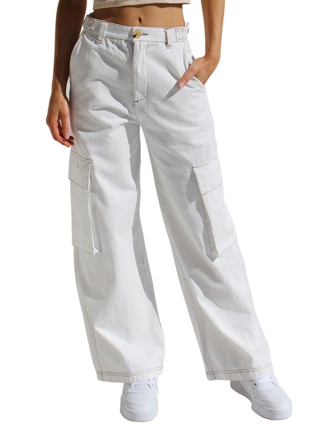 Multi-Pocket Cargo Jeans
