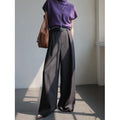 High-Waisted Flowing Trousers