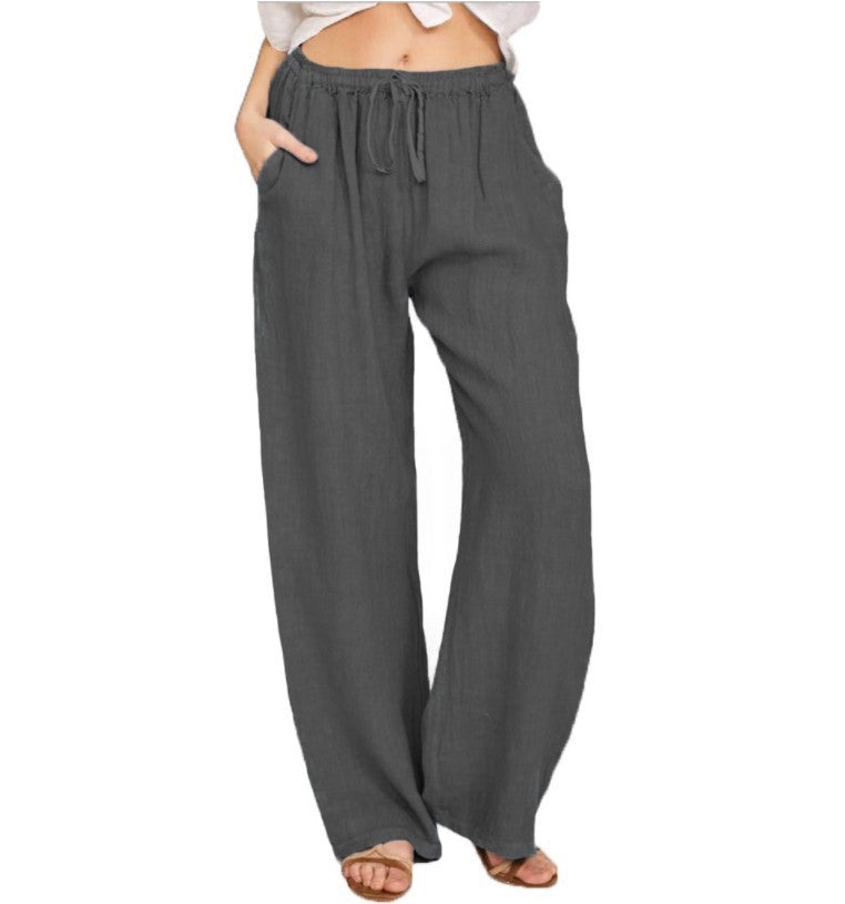 Drawstring Relaxed Pants