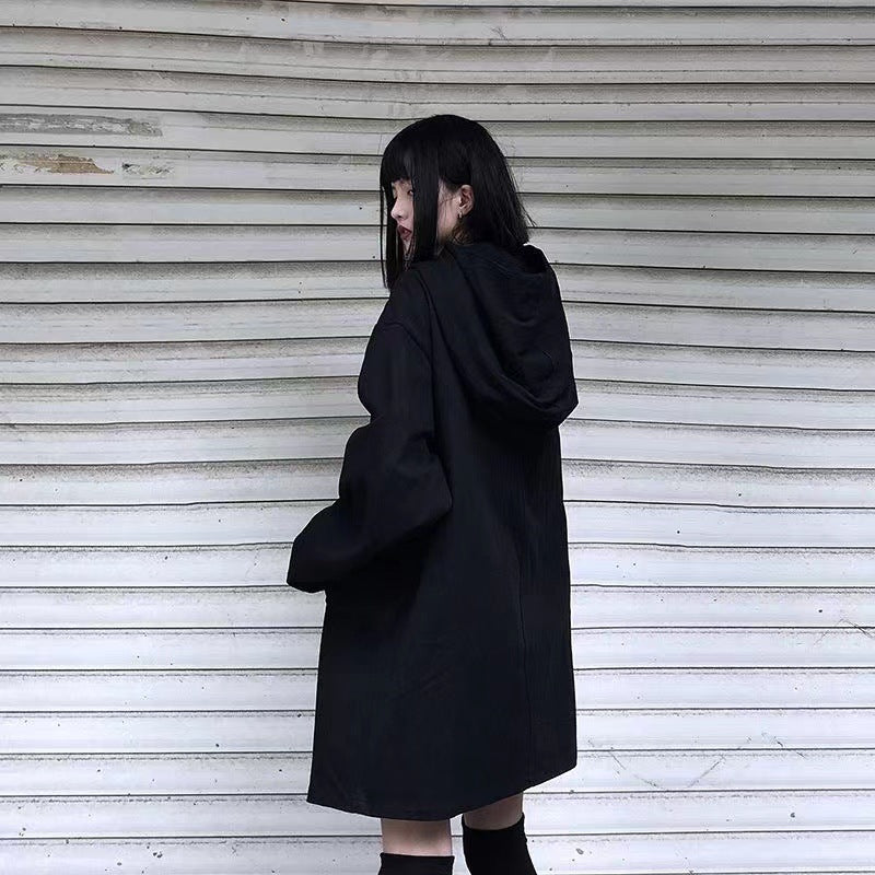 Relaxed Hooded Coat