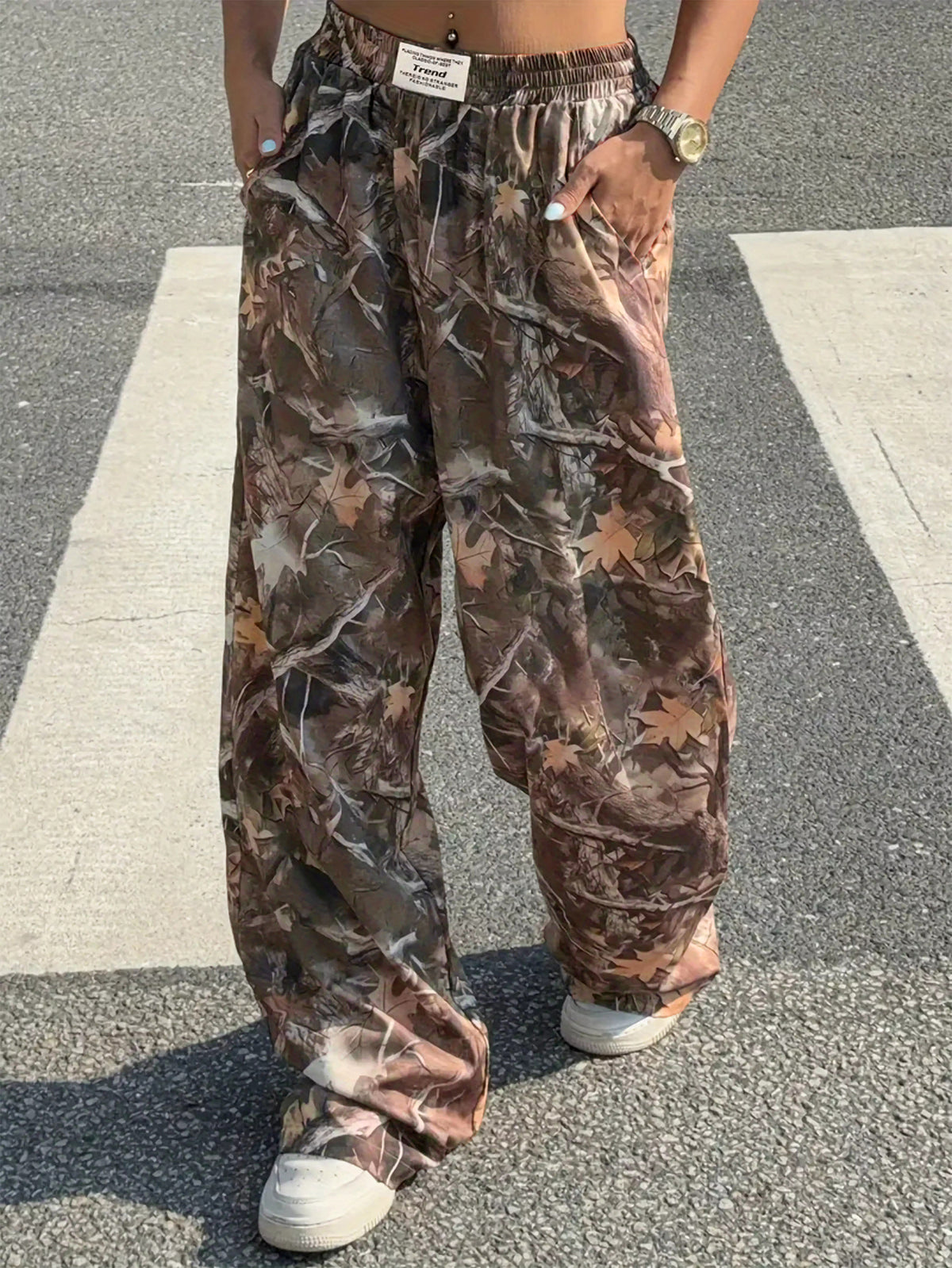 Baggy Camouflage Cargo Pants