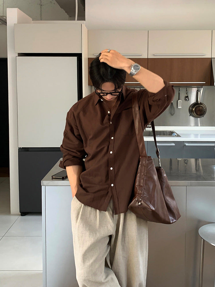 Relaxed Long-Sleeve Shirt