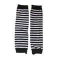 Striped Safety-Pin Arm Warmers