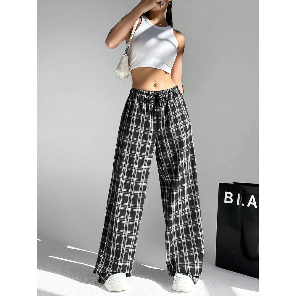 Printed Wide-Leg Pants