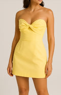 Twist Bandeau Mini Dress