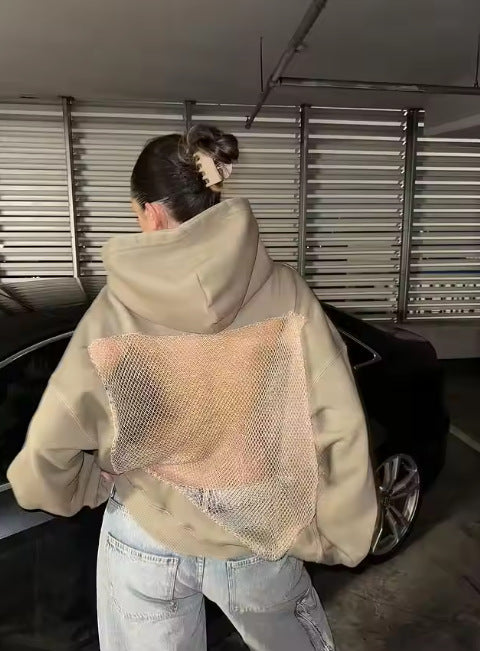 Relaxed Long-Sleeve Hoodie