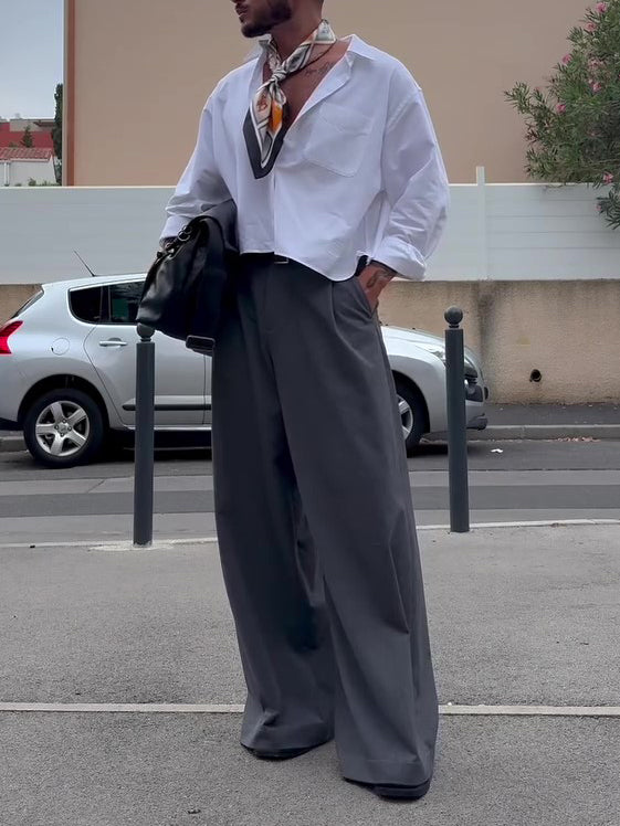 Relaxed Long-Sleeve Shirt
