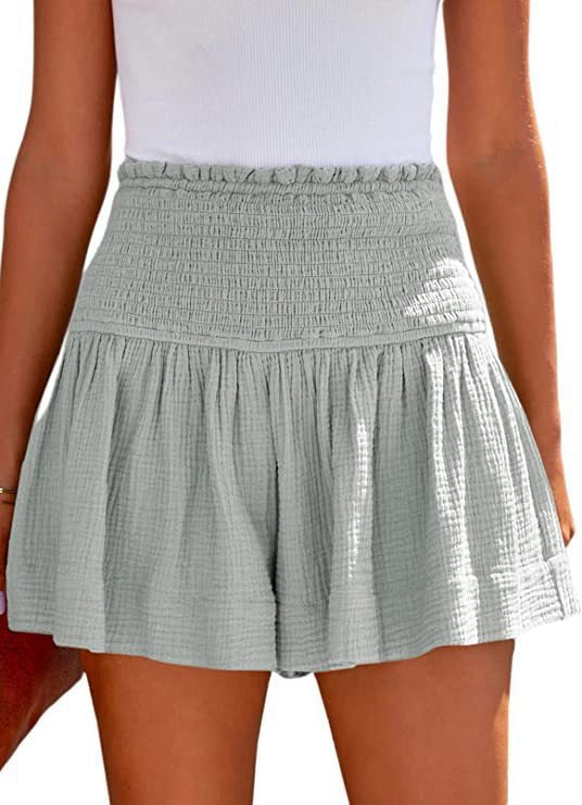 High-Waist Pull-On Shorts