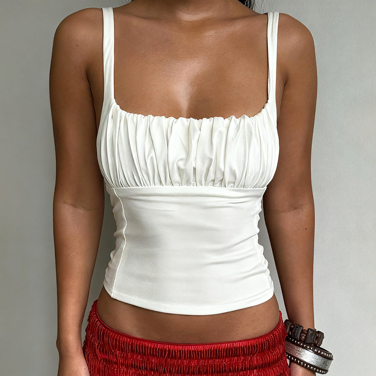 Ruched-Bust Camisole