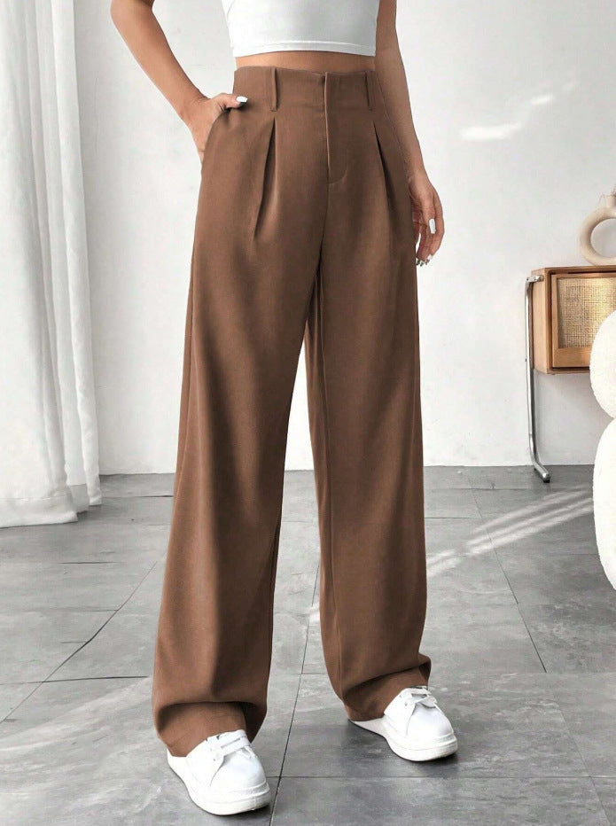 Tailored Wide-Leg Trousers