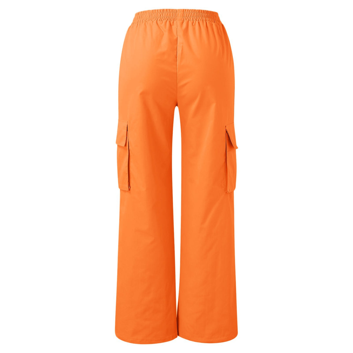 Elastic-Waist Wide-Leg Pants