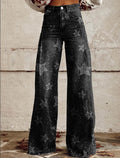 Printed Flare Pants