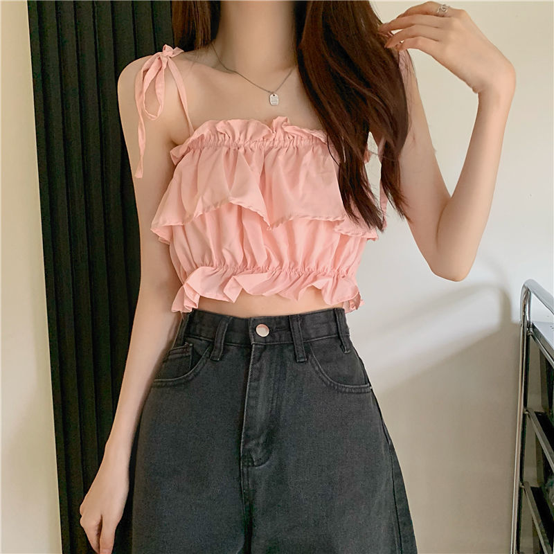 Ruffled Cami Top