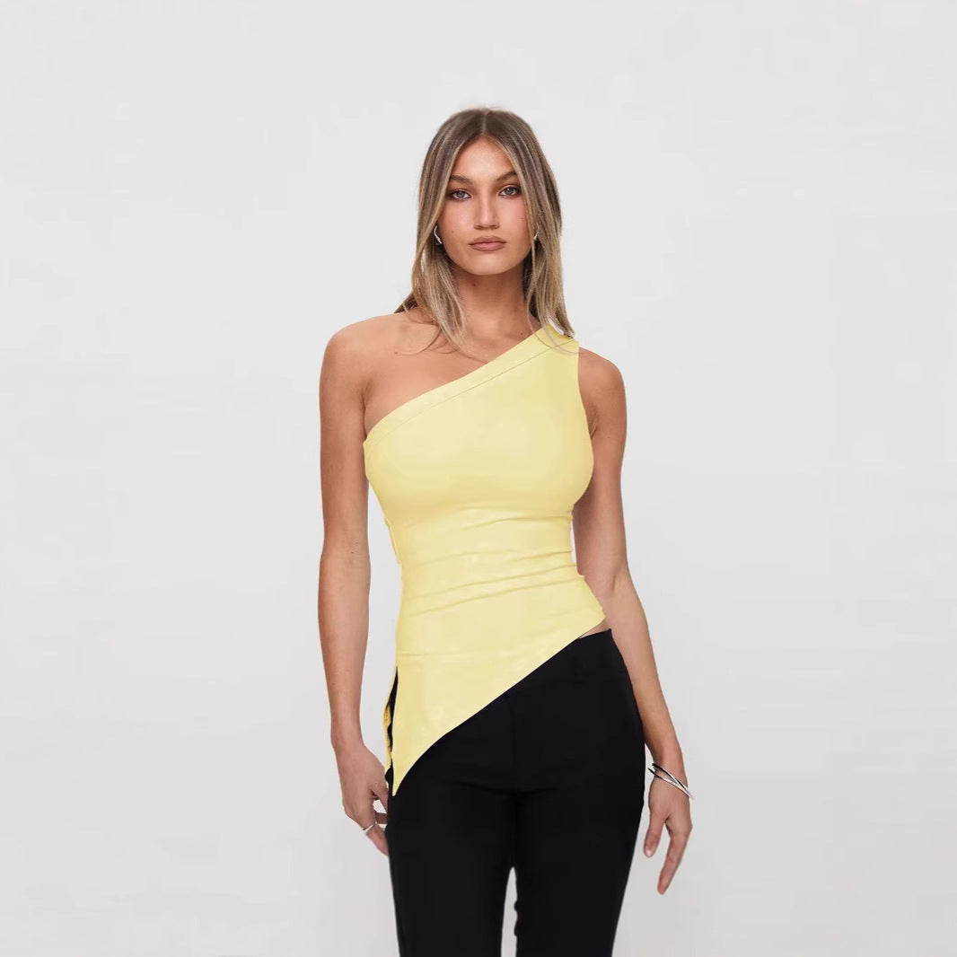 One-Shoulder Asymmetric Top