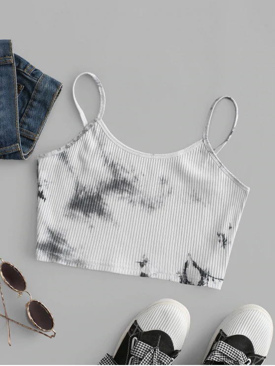 Tie-Dye Cropped Camisole