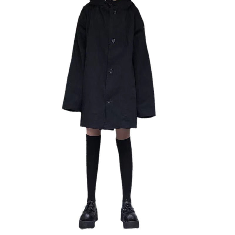 Relaxed Hooded Coat