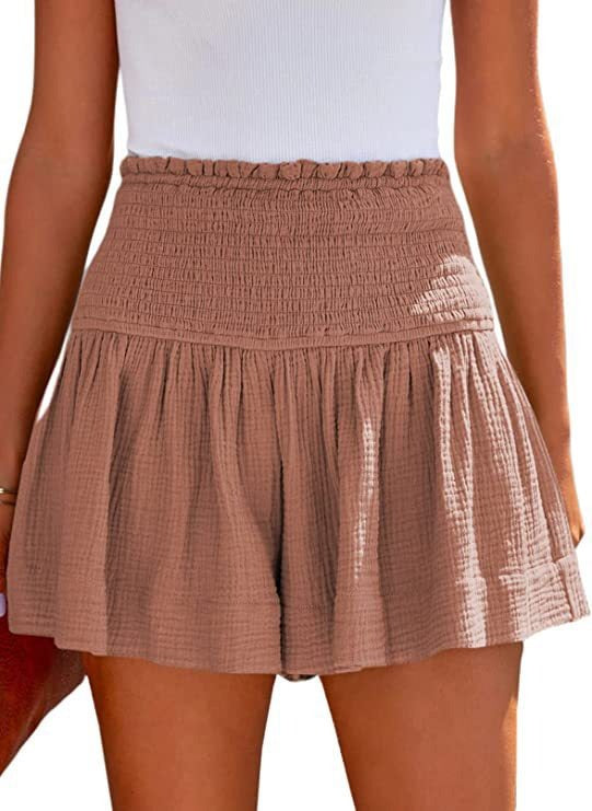 High-Waist Pull-On Shorts