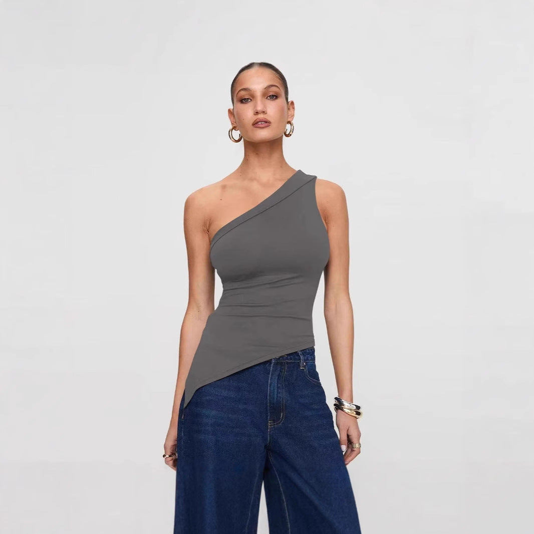 One-Shoulder Asymmetric Top