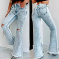 Ripped High-Waisted Jeans