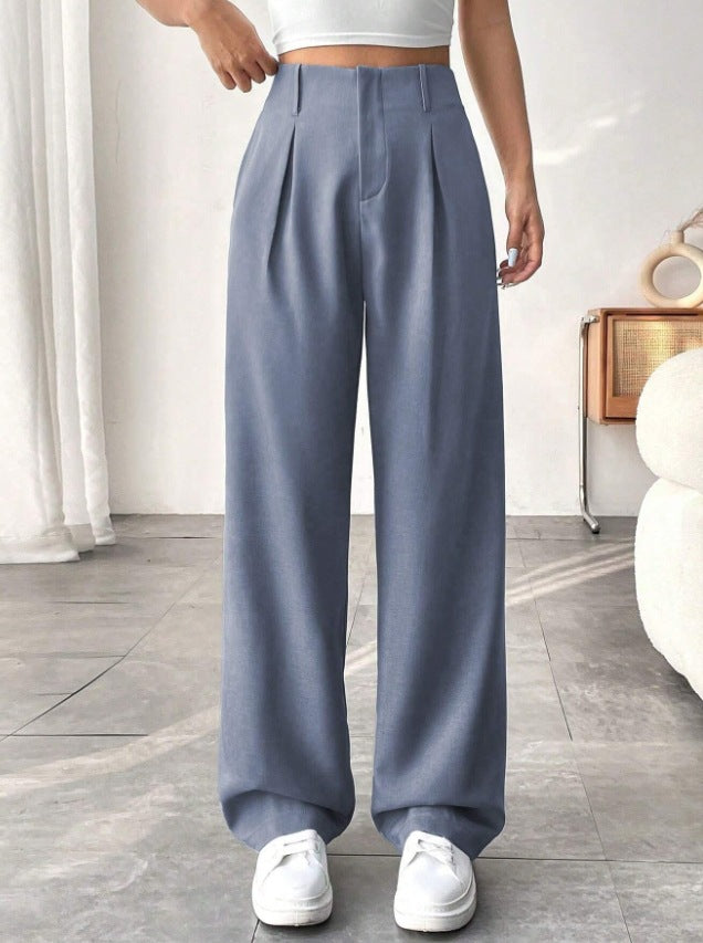 Tailored Wide-Leg Trousers