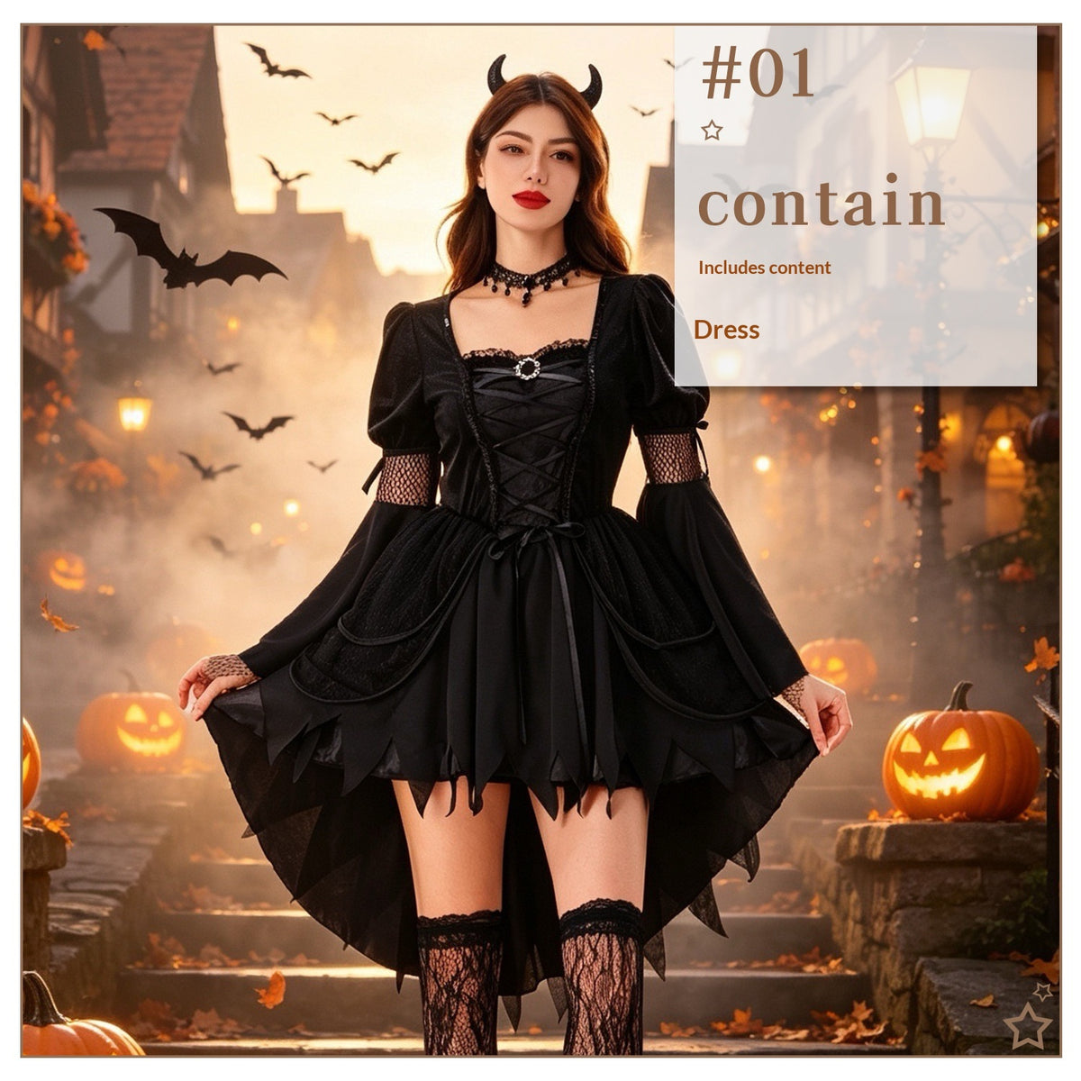 Witch Costume Dress — Choose Your Set
