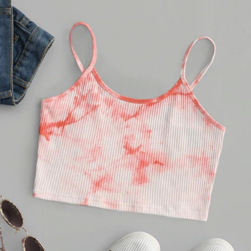 Tie-Dye Cropped Camisole