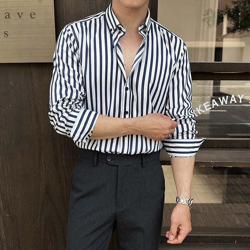 Striped Long-Sleeve Shirt