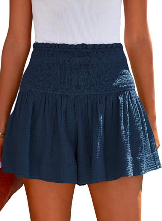 High-Waist Pull-On Shorts