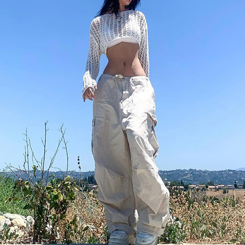 Low-Rise Cargo Pants