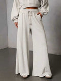 Tie-Waist Wide-Leg Pants