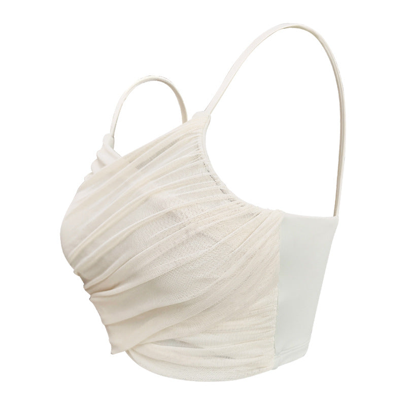Ruched Strappy Sports Bra