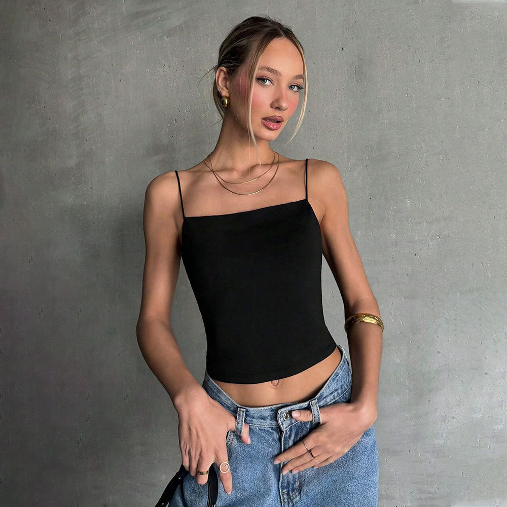 Strappy-Back Crop Top