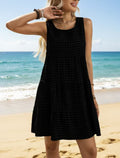 Tiered Sleeveless Mini Dress