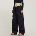 Multi-Pocket Wide-Leg Cargo Pants